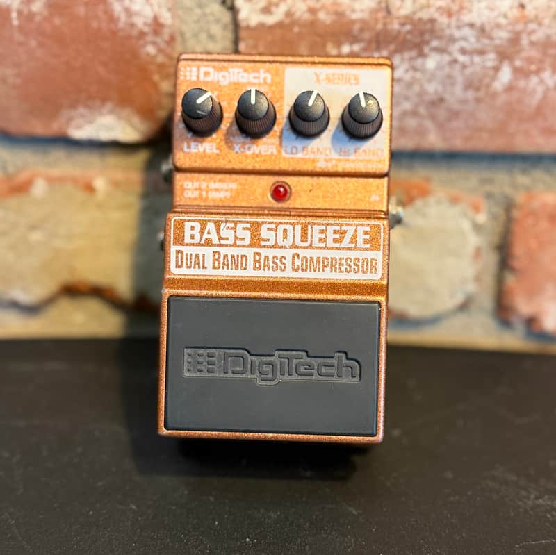 DigiTech Bass Squeeze Dual Band Bass Compressor Pedal | Reverb