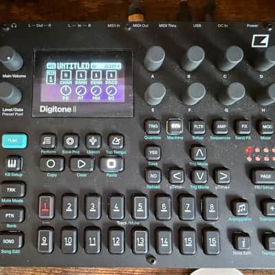 Elektron Digitone II 16-Voice Digital Synthesizer 2024 - Present - Black