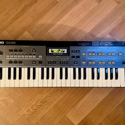 Casio CZ-101 49-Key Synthesizer + OLED Display 1985 - 1988 - Black