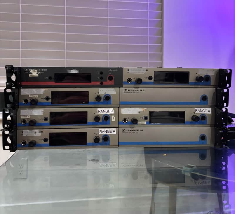 Sennheiser Ew 500 G3 lot with combiners + antenna A band image 1