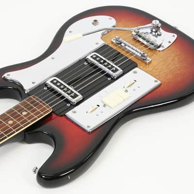 1966 Teisco Del Rey VN2 Baritone Electric Guitar - Very Cool Bari Model in 100% All Orig. Condition! image 7