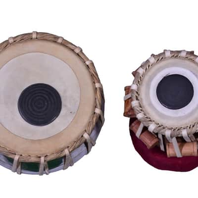 Handmade Steel Tabla Musical Instrument Set Sheesham Wood Dayan image 3