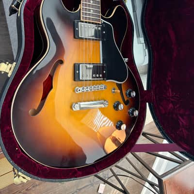 Gibson Custom Shop ES-339 fat neck 2012 - Antique Vintage Sunburst image 15