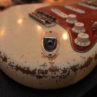 American Fender Stratocaster Relic Vintage White Texas Specials image 8