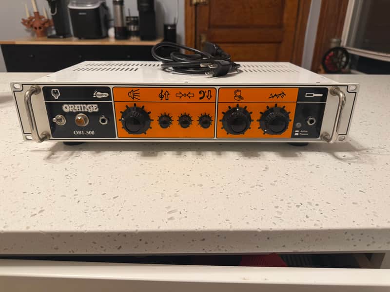Orange OB1-500 500-Watt Bass Amp Head 2015 - Present - White image 1