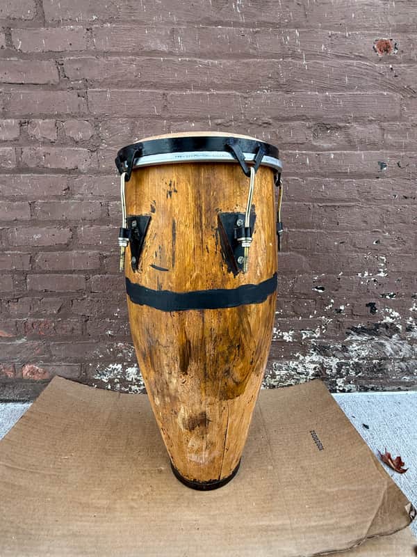 Unbranded 10.75" Wood Quinto Conga w/ Remo Symmetry Skyndeep Head – Used, Good Condition image 1