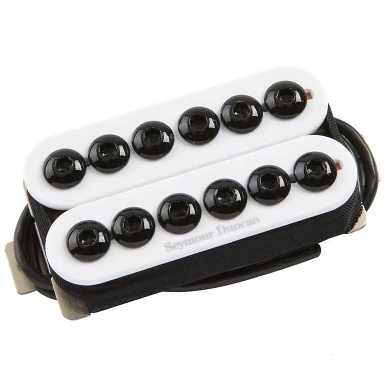 Seymour Duncan SH-8b Invader Bridge Humbucker Pickup - White image 1