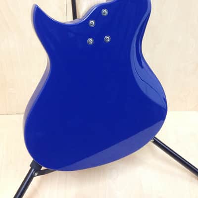 Caraya Ei38 3/4 Size Traveler Series 6 string Electric Guitar Blue-Full Kit image 6