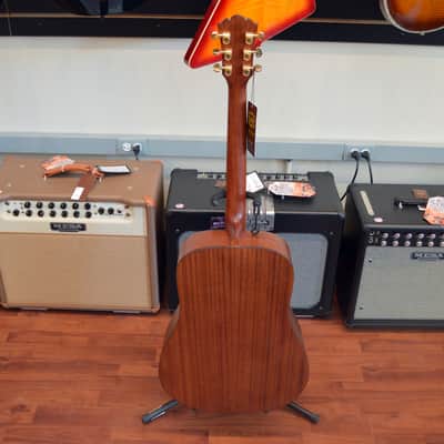 Washburn WD18SW Dreadnought Acoustic Guitar w/ Gig Bag image 2