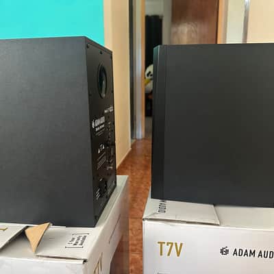 ADAM Audio T7V 7" Active Studio Monitors (Pair) 2010s - Black image 5