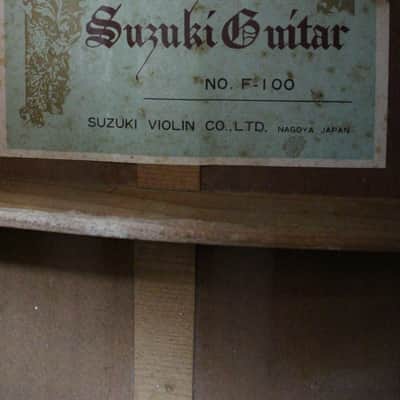Suzuki F-100 Japan Acoustic Guitar image 10