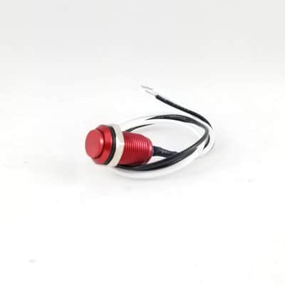 Tesi Switch IDO Super M 10mm Momentary Guitar Kill Switch Red - NO DRILLING