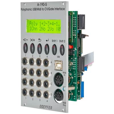 Doepfer a-190-5: Polyphonic USB/Midi-to-CV/Gate Interface image 2