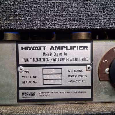 1977 Hiwatt Custom 50 DR504 Fully Serviced F&T Capacitors NOS Mullard Tubes image 6