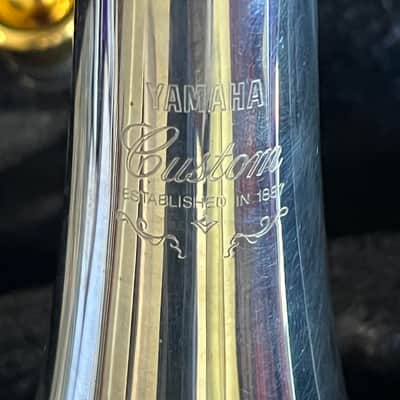 Yamaha Custom YTR-8335LA Silver 1st Generation Professional Trumpet image 5