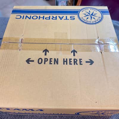 Tama Brass Starphonic snare drum Present new Never Hit!!!!  - Chrome image 6