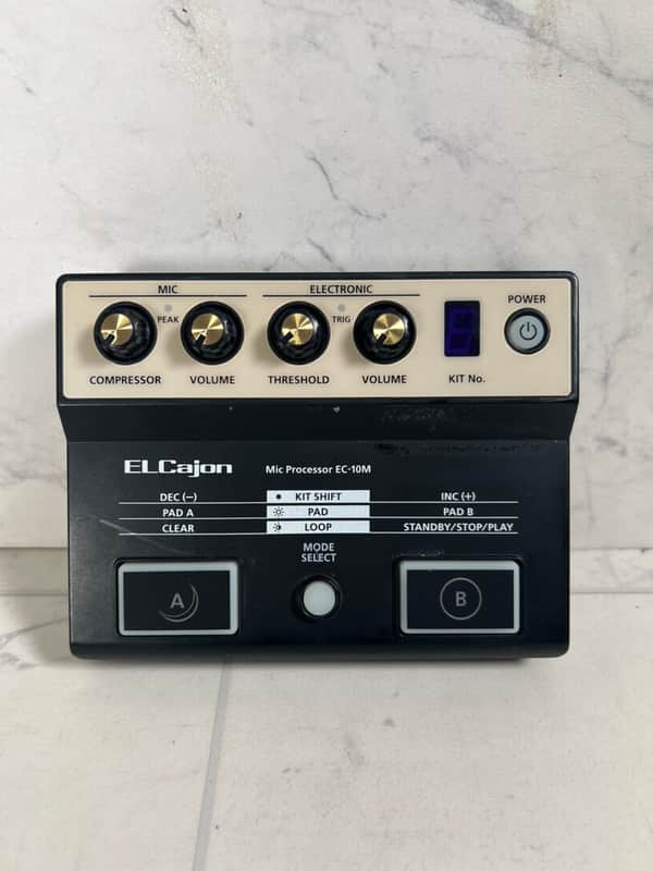 Roland EC-10M ELCajon Mic Processor 2010s - Black/Gold image 1