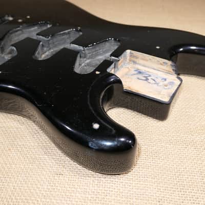 Body Black, Genuine 80s Squier Bullet Strat image 2
