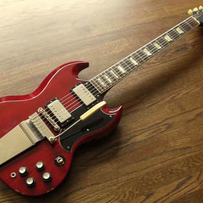 Greco SG with Lyre Vibrola 1963 Reissue SS63-70 - One of The
