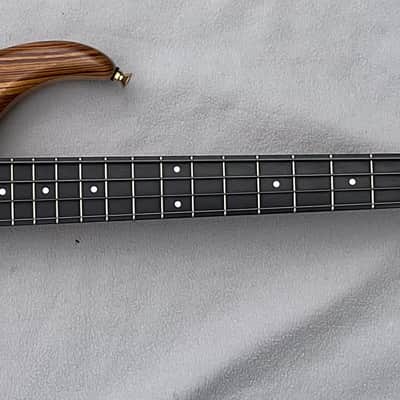 Pedulla ET4 Thunderbass Zebrawood w/ OHSC image 2