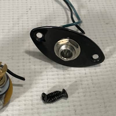 2000's Charvel San Dimas 2H Guitar Factory Electronics Wiring Volume Pot, 3 Way Toggle Switch, Knob image 2