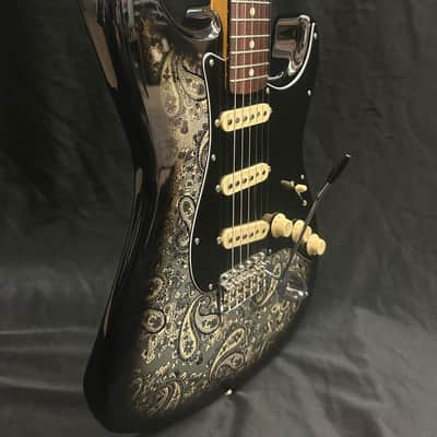 Fender Made in Japan Black Paisley Stratocaster image 2