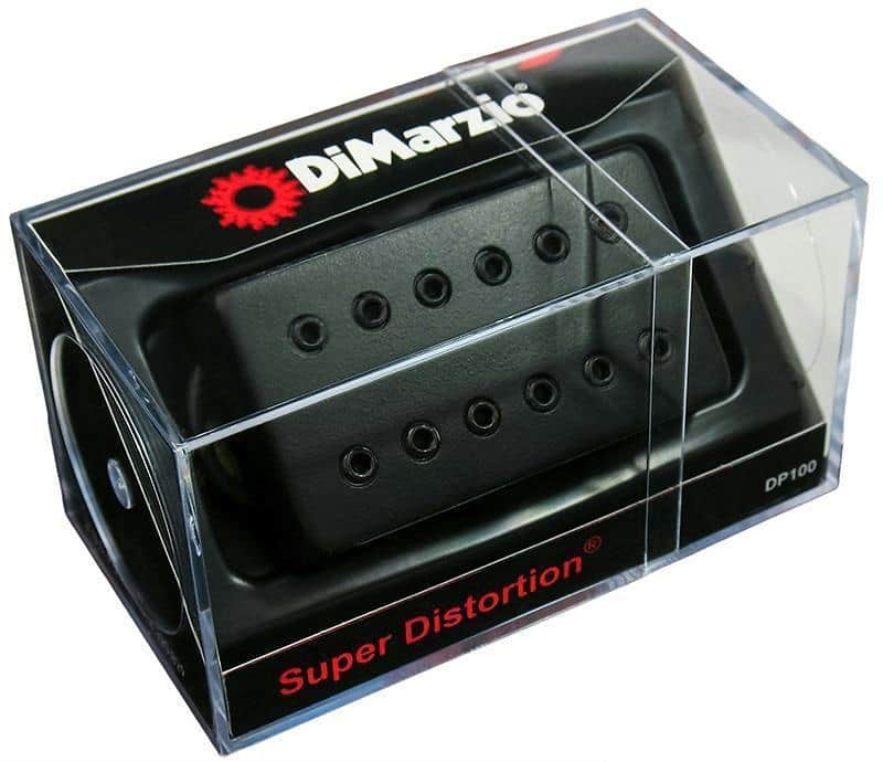 DiMarzio DP100KK Super Distortion Humbucker Pickup, Regular Spacing, Black image 1