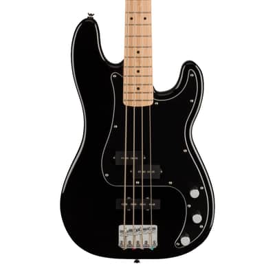 Squier Affinity Series Precision Bass PJ Pack w/Rumble 15 Amp - Black w/Maple FB image 2
