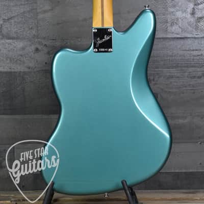 Mint Fender American Professional Classic Jaguar Rosewood Fingerboard Faded Sherwood Green Metallic Included: Deluxe Gig Bag image 2