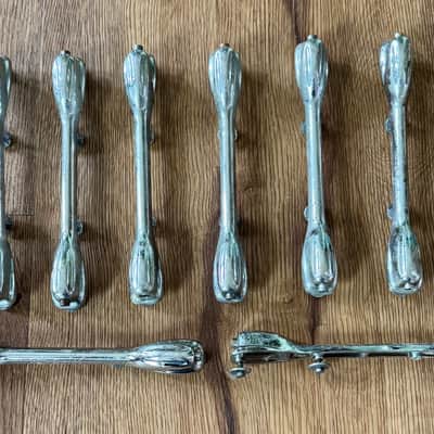 Slingerland Vintage Marching Snare Drum Lugs Vintage 60's Set of 8 image 1