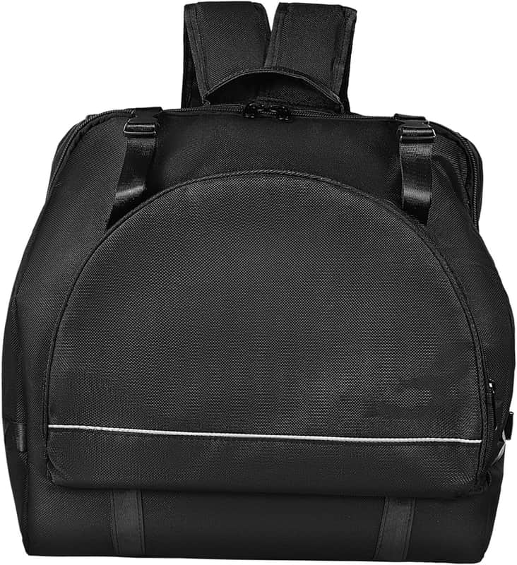 Accordion Bag, Padded 48/60/72 Bass Piano Gig Bag Backpack with Shoulder Straps, Accessories Bag, Accordion Case Instrument Carrying Bag, Black image 1