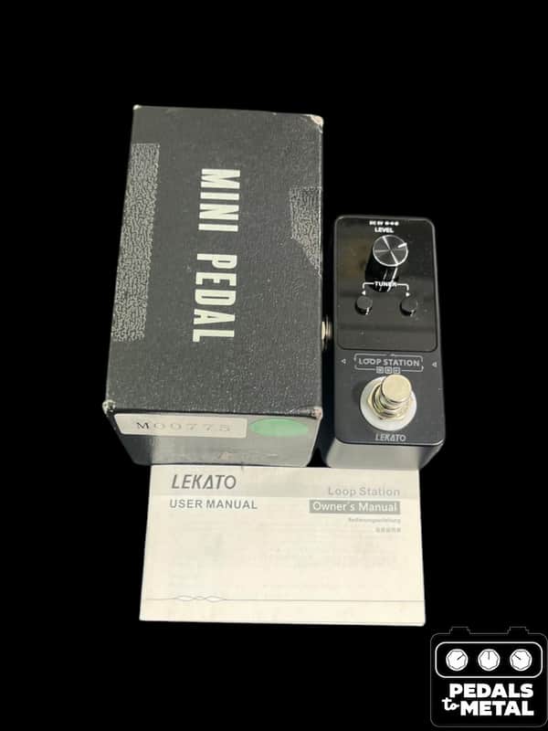Lekato Mini Pedal Looper - Black - X19925 image 1