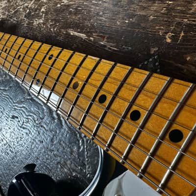 Fender Stratocaster Japan 1957 Reissue Custom Finish CIJ P-Serial 1999 with Original Softcase & Docs image 13