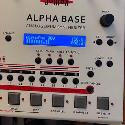 JoMox Alpha Base Analog Drum Synthesizer 2017 - Present - White / Natural image 2