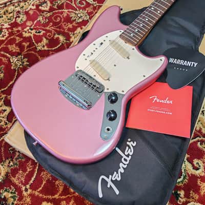 *NEW IN BOX* 2026 Fender Japan ISHIBASHI FSR Traditional II '60s Mustang, Burgundy Mist Metallic Matching Headstock, Char Homage, 6,66 lbs !! MIJ JD26 image 2