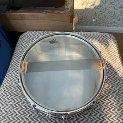 Pearl STE1450S SensiTone Elite 14x5" Steel Snare Drum 2010s - Chrome Over Steel image 3