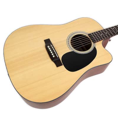 Used Martin DC1E Dreadnought Acoustic Electric Guitar Natural image 8
