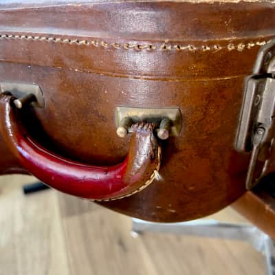 Gibson vintage 50's Lufton case for ES-150, J-200. ES-300,ES-175 case 1950s - brown image 17