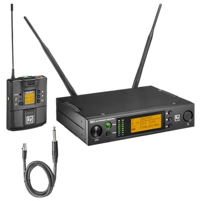 Electro-Voice RE3-BPGC-5L UHF Wireless Bodypack Set with GC3 Instrument Cable image 2
