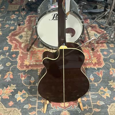 Oscar Schmidt 6 String Acoustic-Electric Guitar Right, Spalted Maple (OG10CESM) image 8