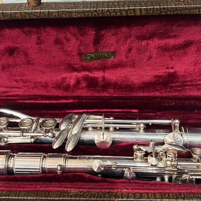 Selmer Depose Metal Silver Bb 1930 - Silver Clarinet image 1