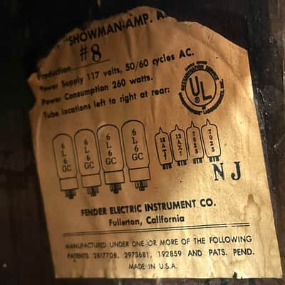 Immagine Fender Used Showman Head, '64 - 13