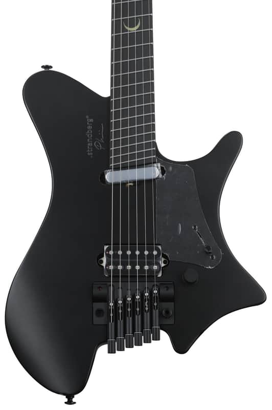 Strandberg Sälen NX 6 Tremolo Plini Edition Electric Guitar - Black with Suhr Pickups (SalenNXPlSBkd3) image 1