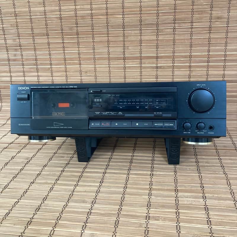Denon DRM-500 • Stereo Cassette Tape Deck • 1991 made in Japan image 1