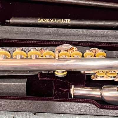 Sankyo P-401N Piccolo 2007 solid sterling - Silver image 7