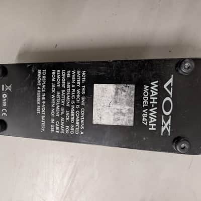 Vox V847A Wah 2007 - Present - Black / Chrome image 3