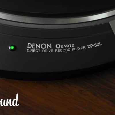 Denon DP-50L Direct Drive Record Player Turntable in Very Good Condition image 9