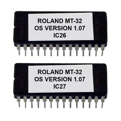 Roland MT-32 firmware O.S Version 1.07 update upgrade EPROM Rom MT32 Eproms