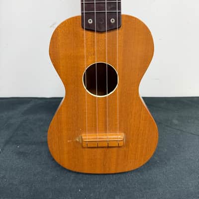 Vintage 1950's Roy Smeck Genuine Mahogany Soprano Ukulele  USA Made by Harmony image 6