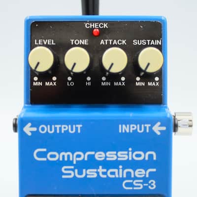 Boss CS-3 Compression Sustainer ACA 1995 Made in Taiwan Compressor Guitar Effect Pedal LH30592 image 3